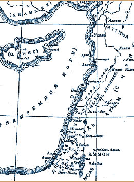 Карта Финикии и Сирии